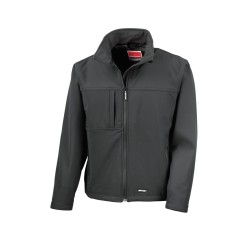 Result R121M Men's Classic Softshell Jacket - Black - Size small to 4XL