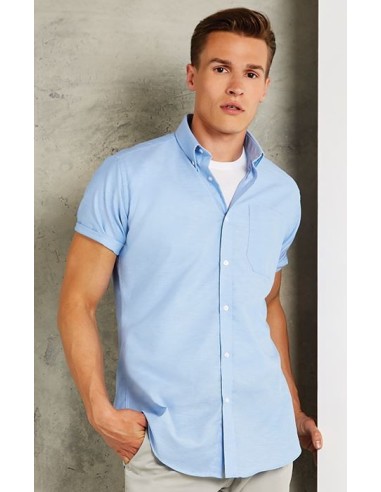 Kustom Kit Mens Slim Fit Long Sleeve Business Shirt Smart Work Wear KK192 