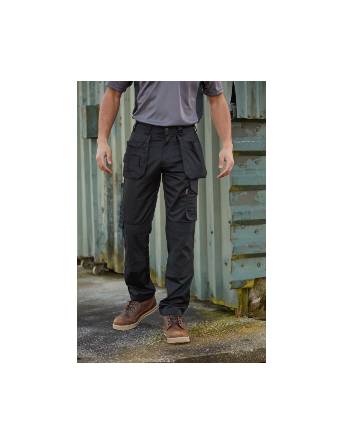 DIADORA UTILITY - 702.177675-80013 Women's black slim-fit cargo work  trousers | Mister Worker®
